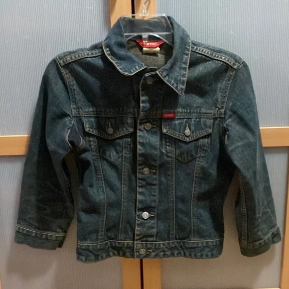 Vintage Esprit distressed jean jacket XS - Picture 5 of 7